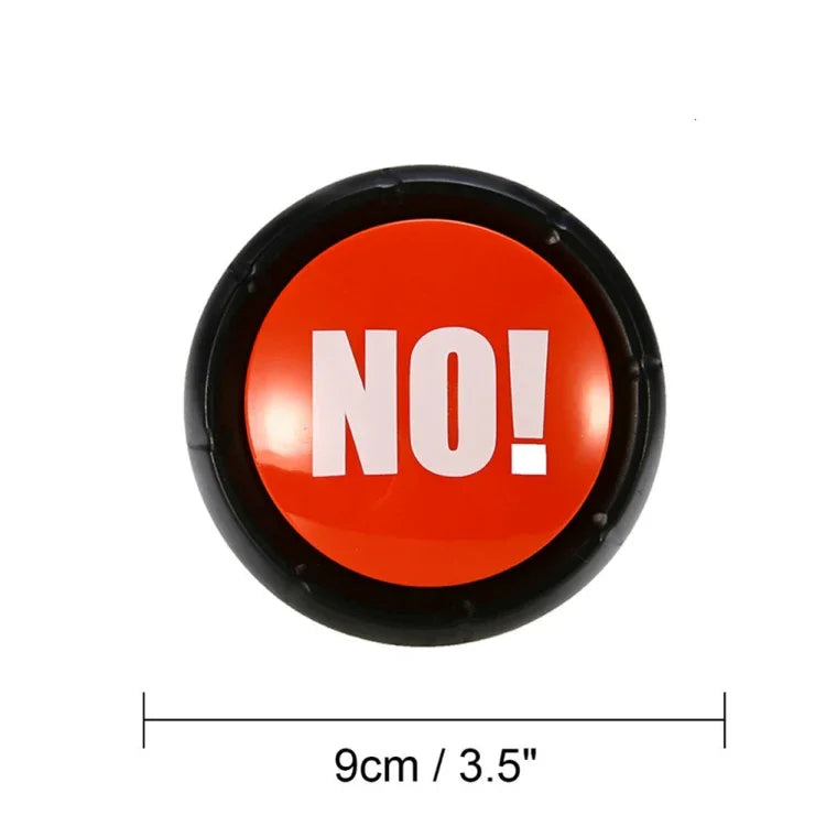 3 Pcs Jeu de quiz de connaissances pour fête, boîte sonore électronique à presser, jouet de réponse, rouge avec lumière BULLSHIT, rire et pleurer