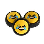 3 Pcs Jeu de quiz de connaissances pour fête, boîte sonore électronique à presser, jouet de réponse, rouge avec lumière BULLSHIT, rire et pleurer