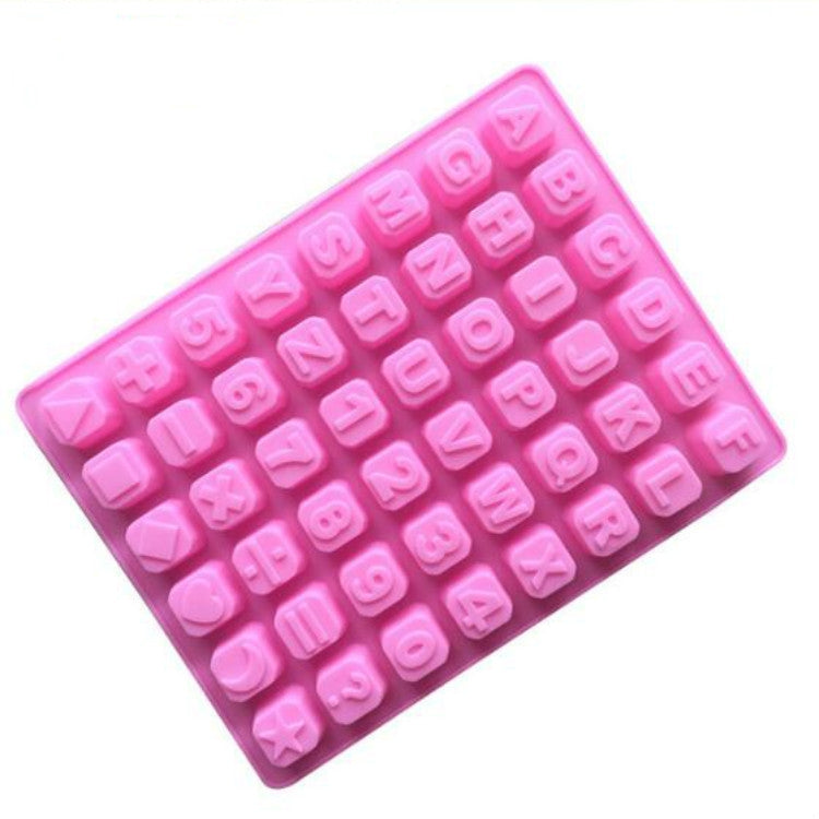 Moule en silicone pour chocolat, savon ou glaçons en forme d'étoiles et de lettres de l'alphabet anglais, Moule en forme d'étoiles et de lettres de l'alphabet anglais