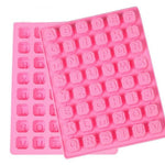 Moule en silicone pour chocolat, savon ou glaçons en forme d'étoiles et de lettres de l'alphabet anglais, Moule en forme d'étoiles et de lettres de l'alphabet anglais