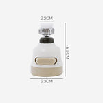 2 pièces Robinet Booster Douche Anti-éclaboussures Arroseur Accessoires Cuisine Robinet Filtre d'ajustement économiseur d'eau, Robinet Booster Douche
