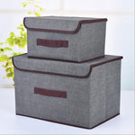 Boîte de rangement en tissu de coton 2 en 1, panier à linge, support de vitrine, organisateur de jouets