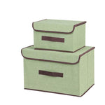 Boîte de rangement en tissu de coton 2 en 1, panier à linge, support de vitrine, organisateur de jouets