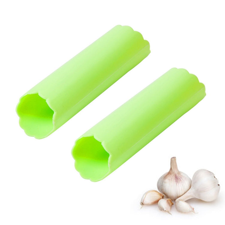 2 pièces Presse-ail éplucheur d'ail de cuisine N'abîme pas la main Éplucheur d'ail en silicone, vert, rouge, bleu