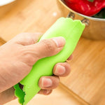 2 pièces Presse-ail éplucheur d'ail de cuisine N'abîme pas la main Éplucheur d'ail en silicone, vert, rouge, bleu
