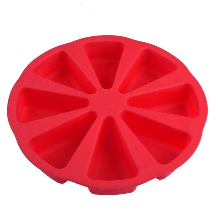 Moule à gâteau en silicone DIY, outil de cuisson, livraison de couleur aléatoire, moule en silicone triangle à huit points