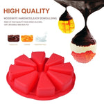 Moule à gâteau en silicone DIY, outil de cuisson, livraison de couleur aléatoire, moule en silicone triangle à huit points