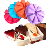 Moule à gâteau en silicone DIY, outil de cuisson, livraison de couleur aléatoire, moule en silicone triangle à huit points