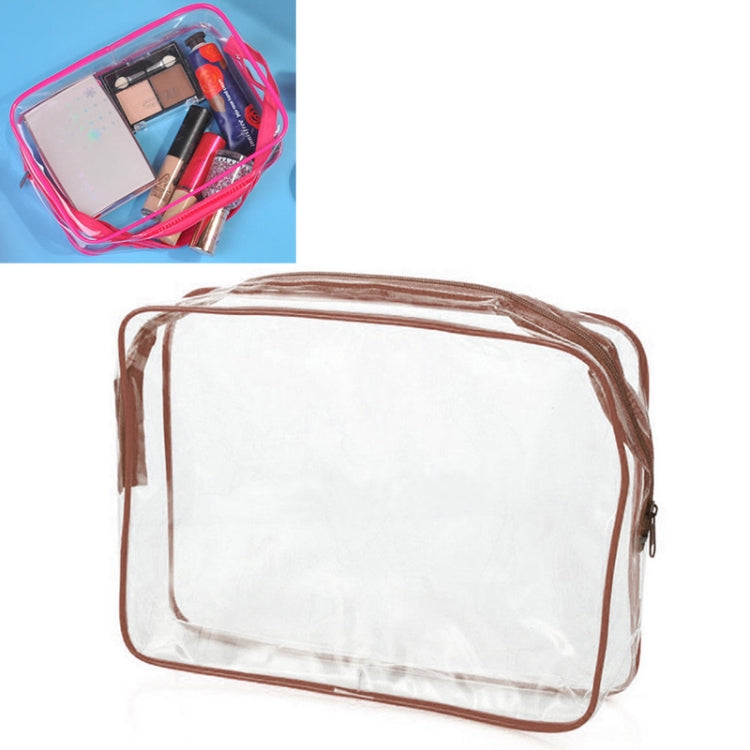 Sacs de Voyage Portables avec Fermeture Éclair, en PVC, Étanche, Transparent, pour Maquillage, S, M, L, Lot de 3