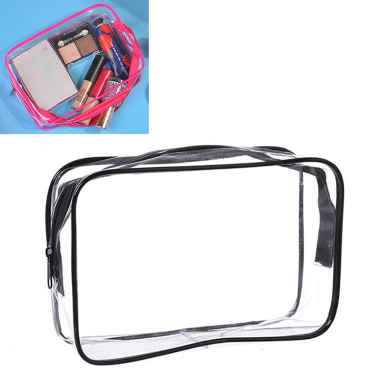 Sacs de Voyage Portables avec Fermeture Éclair, en PVC, Étanche, Transparent, pour Maquillage, S, M, L, Lot de 3