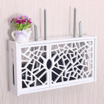 Boîte de rangement murale en PVC pour routeur Wi-Fi, étagère suspendue, 41x23x8.5cm