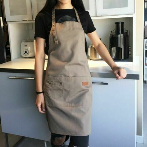 Tablier en toile, thé au lait, café, pâtisserie, restaurant, mode, hommes et femmes, salopettes
