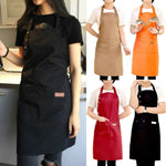 Tablier en toile, thé au lait, café, pâtisserie, restaurant, mode, hommes et femmes, salopettes