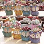 Pot de fleur charnu en céramique, mini pot pour succulentes, pot renard, livraison couleur aléatoire (sans plantes), pot renard