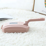 Brosse de nettoyage manuelle pour tapis, canapé, lit, poils d'animaux, débris, miettes, saleté, fourrure, outils de nettoyage, couleur aléatoire, brosse à deux rangées, brosse à trois rangées