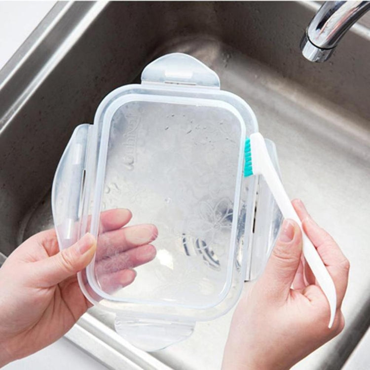 2 ensembles 2 en 1 brosse de nettoyage double tête pour interstices de porte et fenêtre avec raclette, 2 ensembles 2 en 1