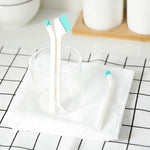 2 ensembles 2 en 1 brosse de nettoyage double tête pour interstices de porte et fenêtre avec raclette, 2 ensembles 2 en 1