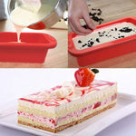 Moule en silicone rectangulaire Accessoires de décoration de gâteaux au chocolat Outils de cuisson