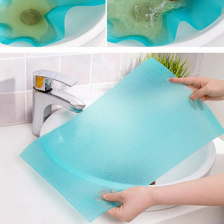 Lot de 4 Tapis de Réfrigérateur Écologiques Imperméables Lavables Antibactériens Anti-Salissures, Blanc Transparent, Vert Transparent, Rose Transparent, Bleu Transparent, Bleu, Vert, Rose