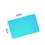 Lot de 4 Tapis de Réfrigérateur Écologiques Imperméables Lavables Antibactériens Anti-Salissures, Blanc Transparent, Vert Transparent, Rose Transparent, Bleu Transparent, Bleu, Vert, Rose
