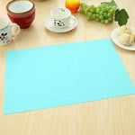 Lot de 4 Tapis de Réfrigérateur Écologiques Imperméables Lavables Antibactériens Anti-Salissures, Blanc Transparent, Vert Transparent, Rose Transparent, Bleu Transparent, Bleu, Vert, Rose