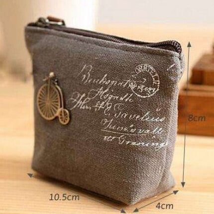 Mini porte-monnaie vintage, petite pochette, porte-cartes, portefeuilles classiques nostalgiques, sac de rangement