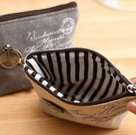 Mini porte-monnaie vintage, petite pochette, porte-cartes, portefeuilles classiques nostalgiques, sac de rangement