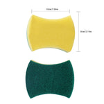 10 Éponges magiques effaceurs, nettoyeurs de cuisine, tampons à récurer, chiffons de lavage de vaisselle, outils de nettoyage de cuisine, 10x8x3cm, Forme de taille, 10x8x3cm, Carré