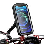 Support téléphone tactile étanche Kewig pour rétroviseur arrière de vélo ou moto, installation petit ou grand rétroviseur