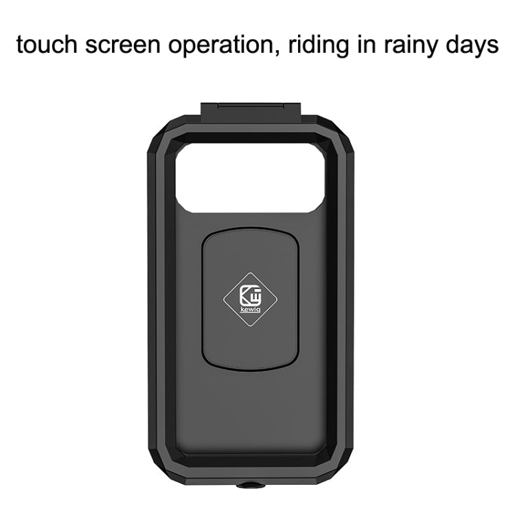 Support téléphone tactile étanche Kewig pour rétroviseur arrière de vélo ou moto, installation petit ou grand rétroviseur