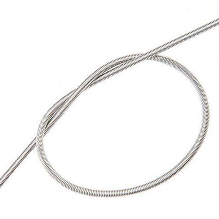 Brosse de nettoyage de tuyaux d'eau de cuisine en acier inoxydable, brosse à longs poils à ressort, 1500x60x15-30mm