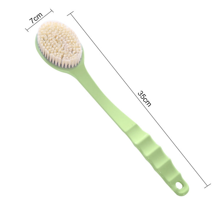 Brosse de bain à long manche, brosse de bain à poils doux avec brosse de massage pour le dos