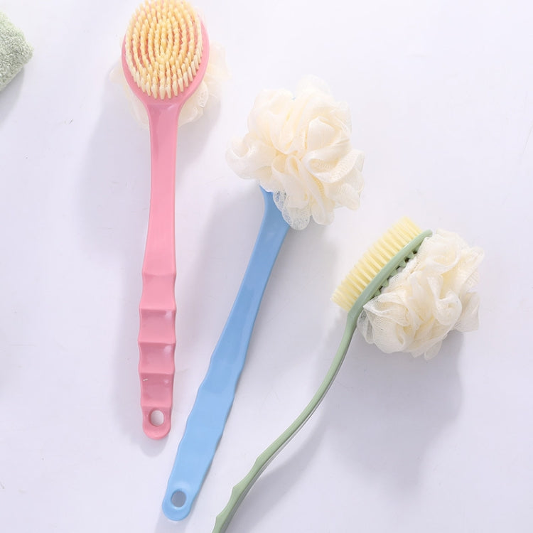 Brosse de bain à long manche, brosse de bain à poils doux avec brosse de massage pour le dos