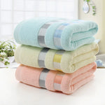 Serviette de bain carrée unie en coton protection environnementale naturelle serviette de bain brodée serviette ménagère