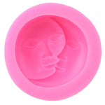Outil de décoration pour gâteau au chocolat maison, moule en silicone pour visage, moule en silicone