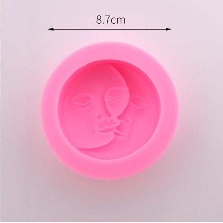 Outil de décoration pour gâteau au chocolat maison, moule en silicone pour visage, moule en silicone