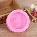 Outil de décoration pour gâteau au chocolat maison, moule en silicone pour visage, moule en silicone