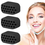 3PCS Ball de Masséter 4ème Génération, Entraîneur Mandibulaire, Entraîneur Musculaire Facial en Silicone, Appareil de Lifting du Visage - 4ème Génération (Blanc), 4ème Génération (Noir), 4ème Génération (Gris)