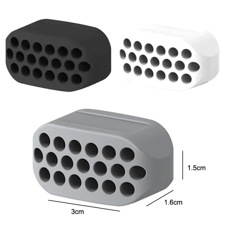 3PCS Ball de Masséter 4ème Génération, Entraîneur Mandibulaire, Entraîneur Musculaire Facial en Silicone, Appareil de Lifting du Visage - 4ème Génération (Blanc), 4ème Génération (Noir), 4ème Génération (Gris)