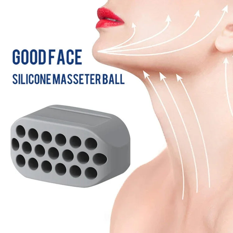 3PCS Ball de Masséter 4ème Génération, Entraîneur Mandibulaire, Entraîneur Musculaire Facial en Silicone, Appareil de Lifting du Visage - 4ème Génération (Blanc), 4ème Génération (Noir), 4ème Génération (Gris)