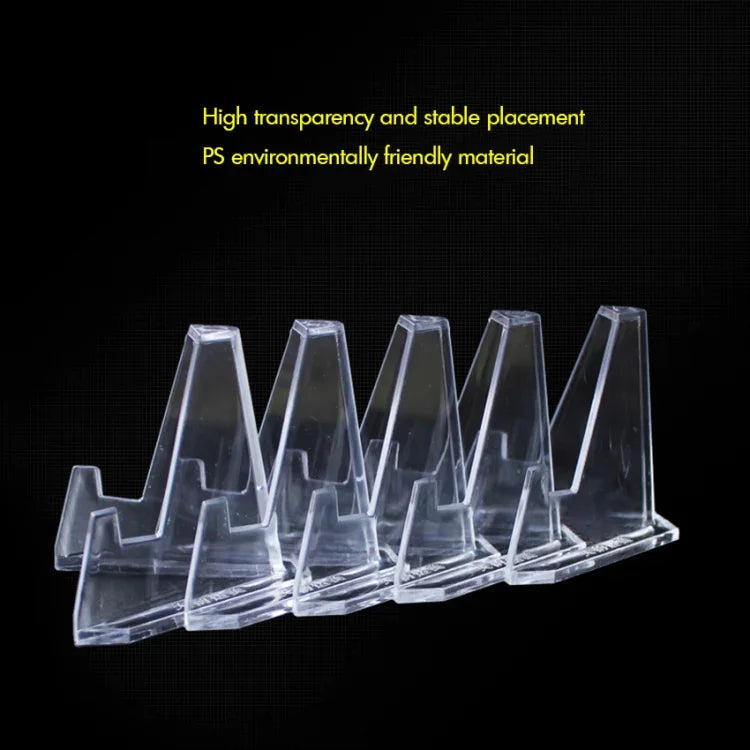 Présentoir à pièces en acrylique trépied Support de collection de badges, présentoir à pièces trépied