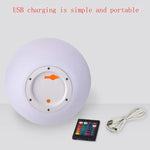 Lampadaire de salon avec variateur de lumière LED télécommandé, lampe décorative de chevet créative pour chambre à coucher, 200 mm, 250 mm