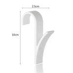 Porte-serviettes 4 en 1 avec crochet en plastique pour salle de bain, porte-crochet en plastique