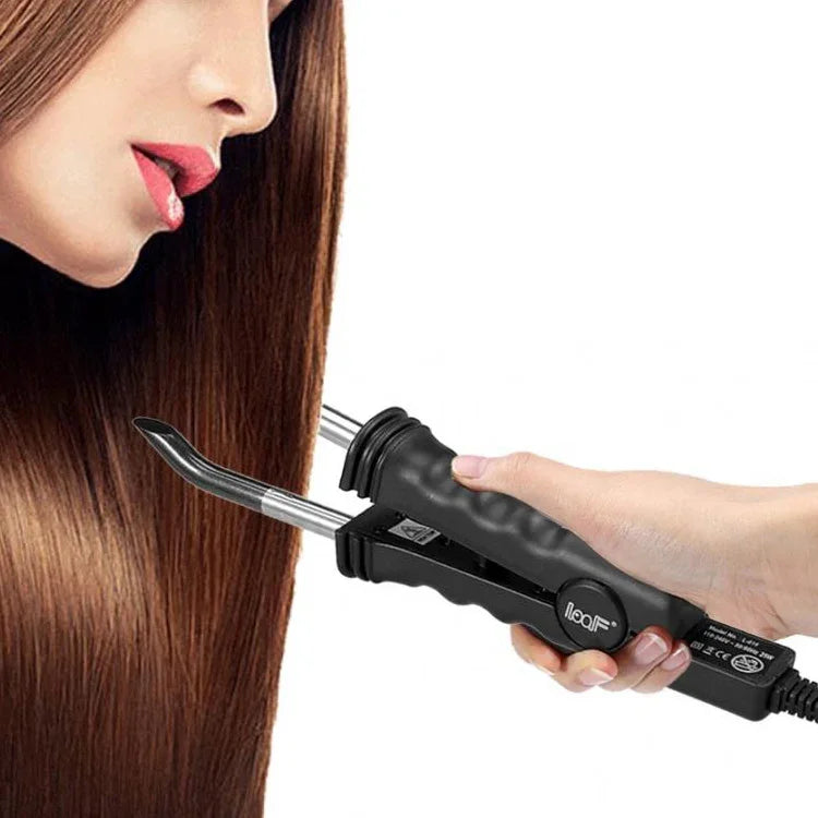 LOOF 100-240V Nano Extension Capillaire Rallonges de Cheveux Seamless Thermostat Extension de Cheveux Prise UE