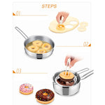 Moule à donuts DIY, outil de cuisine en plastique pour gâteaux Fondant, moule à donuts DIY