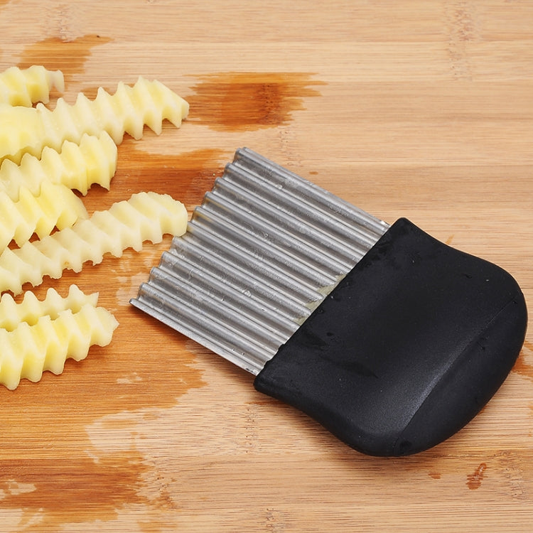 LsCook Frites Coupe en Acier Inoxydable Lame de Scie Dentelée Coupe-Fruits et Légumes Outils Couteau Ondulé Accessoires d'Équipement de Cuisine, Style 3