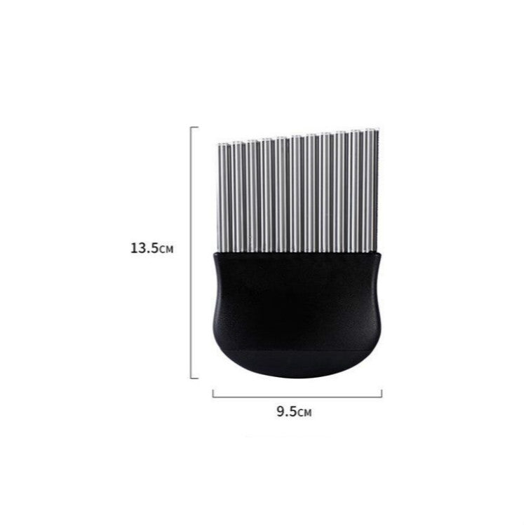 LsCook Frites Coupe en Acier Inoxydable Lame de Scie Dentelée Coupe-Fruits et Légumes Outils Couteau Ondulé Accessoires d'Équipement de Cuisine, Style 3