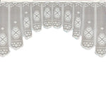 White Translucent Coffee Curtain Tulle Lace Sheer Warp Knitted Jacquard Curtains Bedroom Curtains, Lower Curtain, Upper Curtain, Upper And Lower Curtain