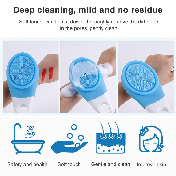 Brosse de bain électrique réglable SPA Massage Brosse de bain entièrement automatique Brosse de bain à long manche, 45,8cmx8,5cmx4cm