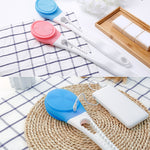 Brosse de bain électrique réglable SPA Massage Brosse de bain entièrement automatique Brosse de bain à long manche, 45,8cmx8,5cmx4cm